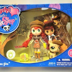 Littlest Pet Shop LPS Blythe Autumn Glam #B6 and #1620 NIB 2010